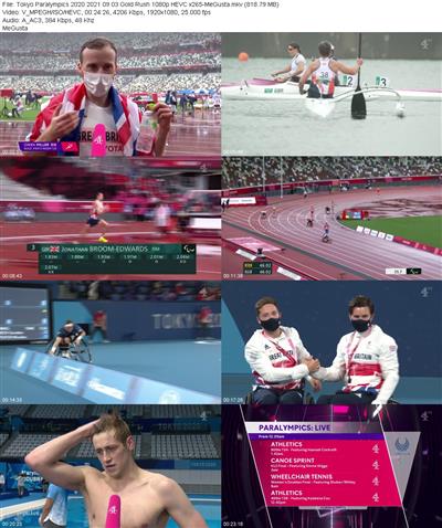 Tokyo Paralympics 2020 2021 09 03 Gold Rush 1080p HEVC x265 