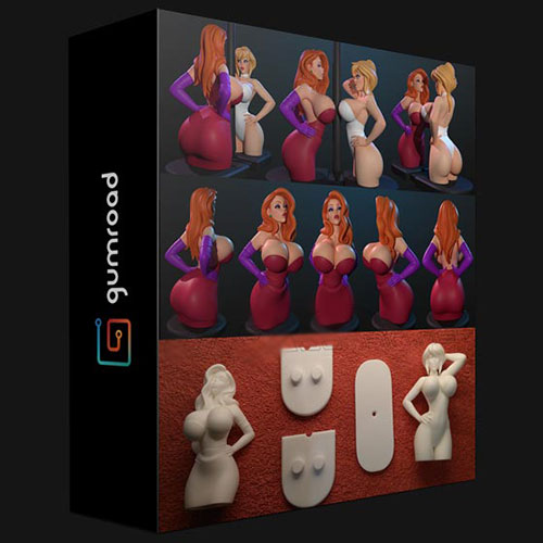 GUMROAD  BUSTHOLDER JESSICA 3D PRINT MODEL
