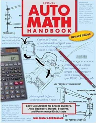 Auto Math Handbook: Easy Calculations for Engine Builders, Auto Engineers, Racers, Students, and Performance Enthusiasts