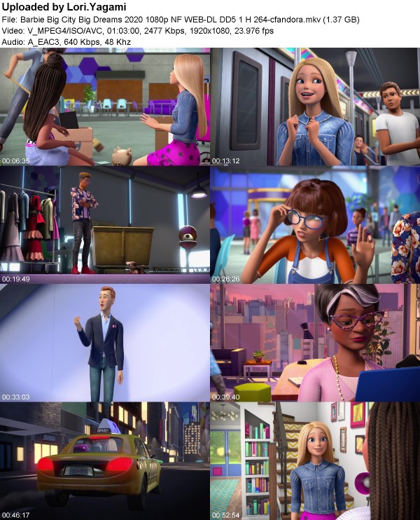 Barbie Big City Big Dreams (2020) 1080p NF WEB-DL DD5 1 H 264-cfandora
