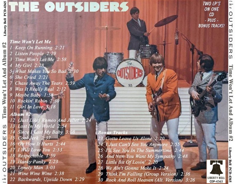 The Outsiders - Time Won't Let Me / Album #2 (1966) Lossless