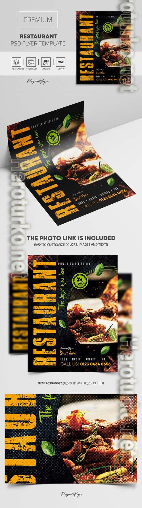 Restaurant Premium PSD Flyer Template vol 2 Restaurant Premium PSD Flyer Template vol 2
