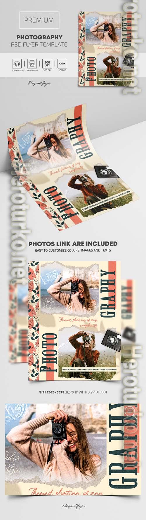 Photography Premium PSD Flyer Template