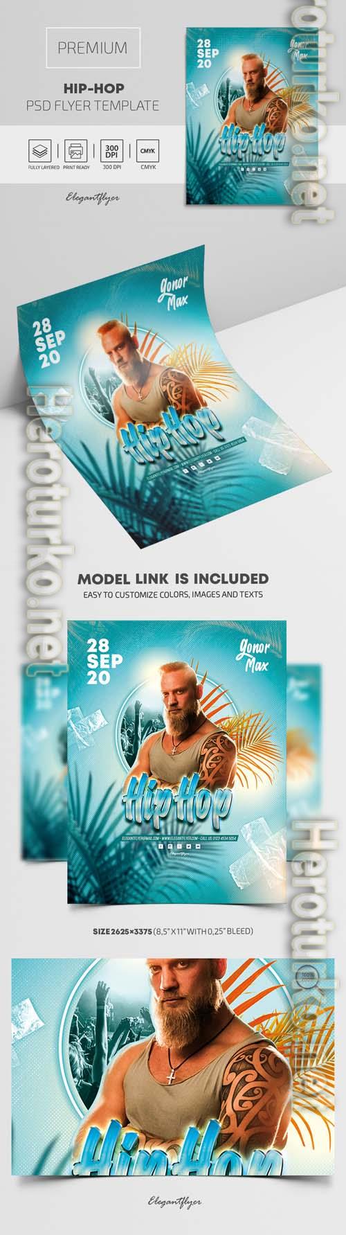 Hip Hop Premium PSD Flyer Template Hip Hop Premium PSD Flyer Template