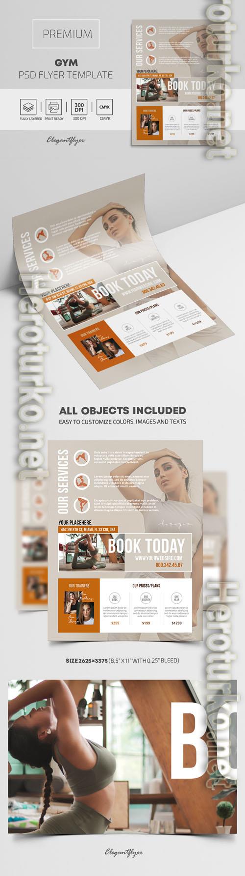 Gym Premium PSD Flyer Template
