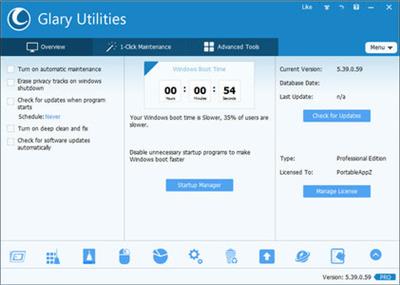 Glary Utilities Pro 5.173.0.201 Multilingual Portable