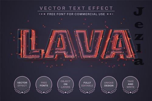 Lava - Editable Text Effect - 6485654