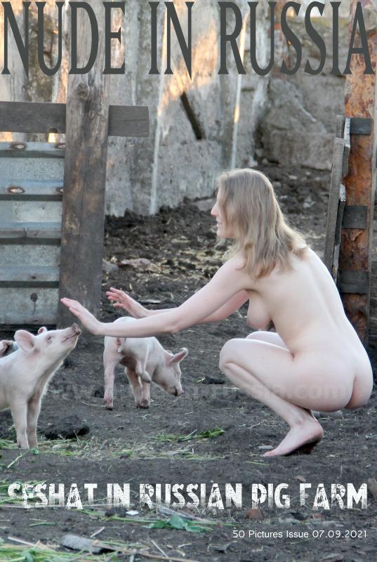 [Nude-in-russia.com] 2021-09-07 Seshat - Pig farm [Exhibitionism] [2700*1800, 51]