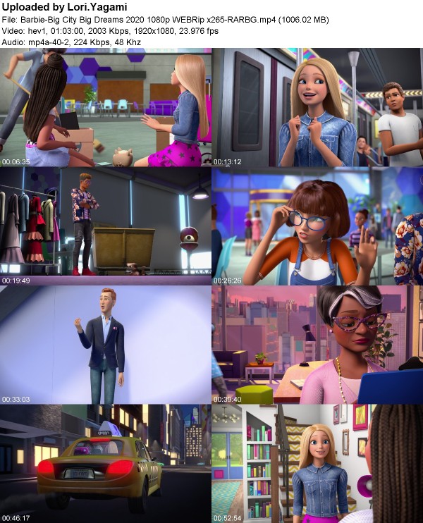 Barbie-Big City Big Dreams (2020) 1080p WEBRip x265-RARBG