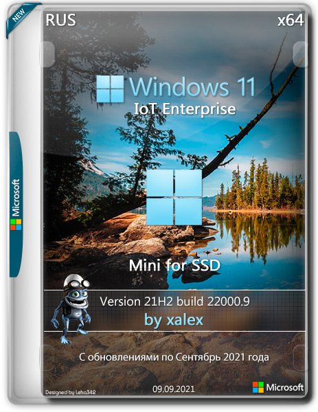 Windows 11 IoT Enterprise x64 Mini 22000.9 for SSD by xalex (RUS/2021)