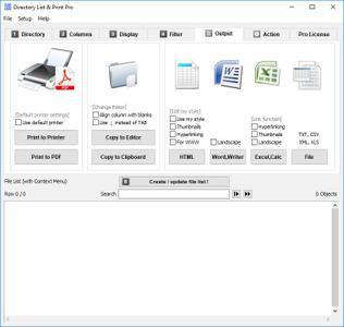 Directory List and Print Pro 4.17 + Portable