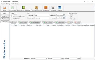 SimpleSoft Simple Invoice 3.23.8 Multilingual