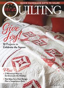 McCall's Quilting - November-December 2021