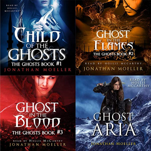 The Ghosts Book 1-6 and Extra short story By Jonathan Moeller