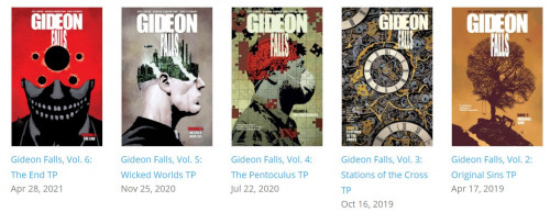 Image Comics Gideon Falls Vol 1-6 Complete to Date