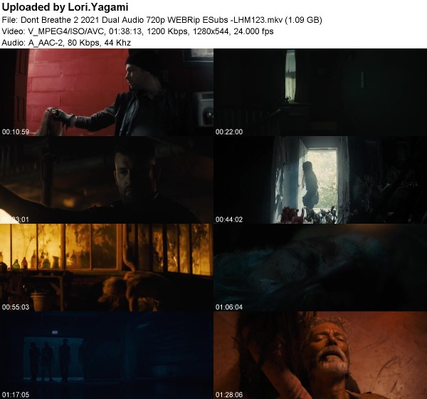 Dont Breathe 2 (2021) Dual Audio 720p WEBRip ESubs -LHM123