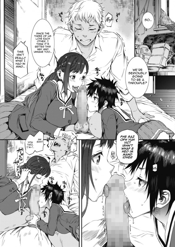 Musashimaru - Houkago Threesome! Hentai Comics