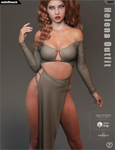 DFORCE HELENA OUTFIT FOR GENESIS 8 FEMALE(S)