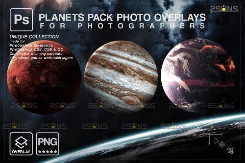 Planets Photoshop overlay png Space clipart, Night sky V3 - 1447906