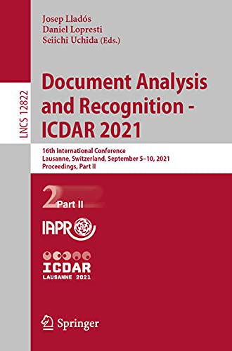Document Analysis and Recognition - ICDAR 2021: 16th International Conference