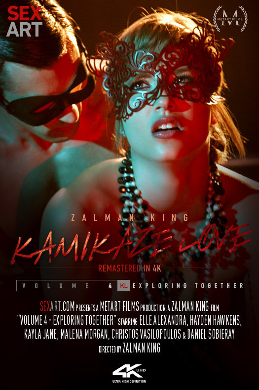 Kamikaze Love Volume 4 - Exploring Together / Исследуем вместе (Zalman King, SexArt.com / MetArt.com) [2021-09-13, soft porn, glamour, HDRip, 1080p] (Kayla Jane & Elle Alexandra & Malena Morgan & Hayden Hawkens & Christos Vasilopoulos ]