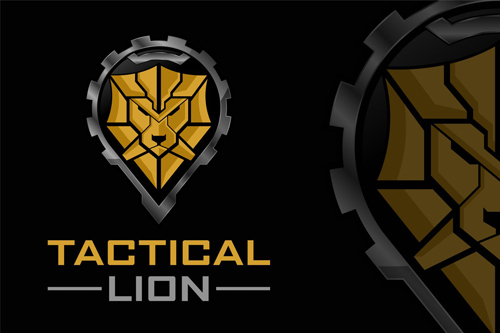 Tactical Lion Logo design templates