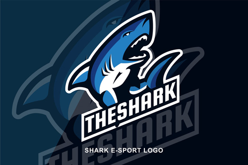 Shark E Sport Logo design templates