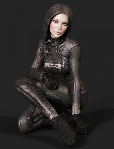 X FASHION DFORCE POLICE OUTFIT FOR GENESIS 8 FEMALE(S)