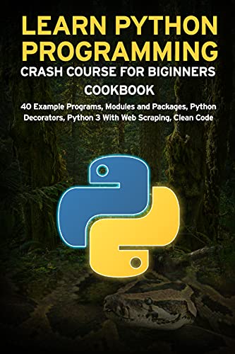 Learn Python Programming Crash Course For Biginners Cookbook 40 Example Programs, Modules And Packages, Python Decorators