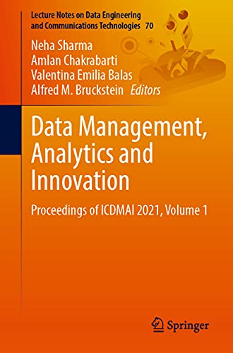 Data Management, Analytics and Innovation: Proceedings of ICDMAI 2021, Volume 1 (True EPUB)