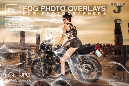 Smoke backgrounds & Smoke bomb overlay, Photoshop overlay V4 - 1447929
