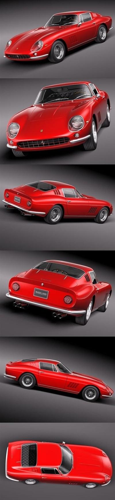 Ferrari 275 GTB 1964 1968 3D Model