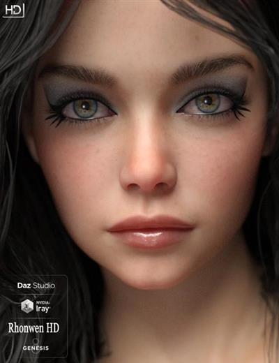 RHONWEN HD FOR GENESIS 8 FEMALE