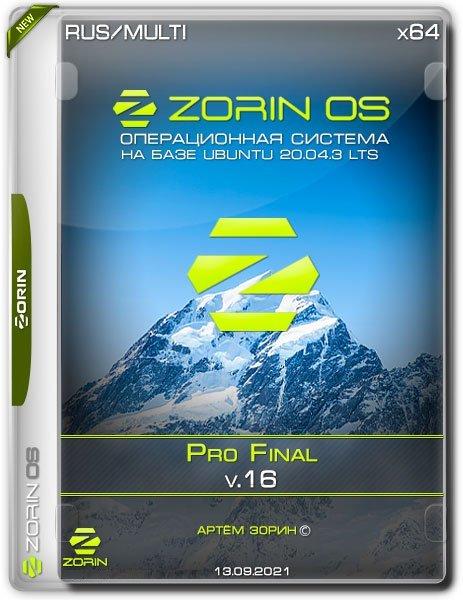 Zorin OS x64 Pro Final v.16