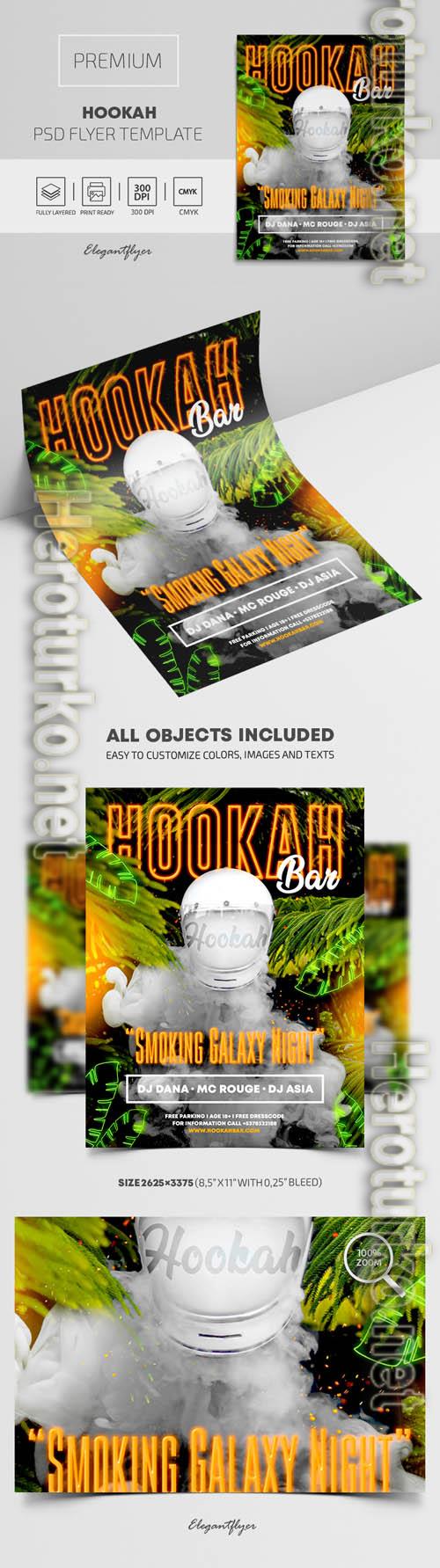 Hookah Premium PSD Flyer Template