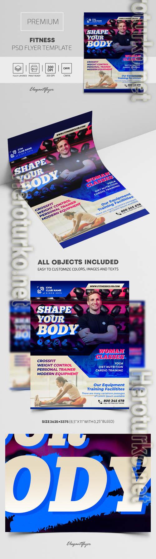 Fitness Premium PSD Flyer Template Fitness Premium PSD Flyer Template