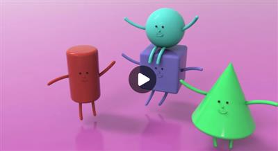 How to make Simple Easy 3D Shape Characters in Cinema 4D