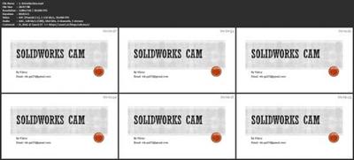 CNC programming with SolidWorks CAM