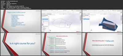 SolidWorks Surface Essential Training ( 2019 2020 2021 )