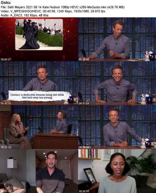 Seth Meyers 2021 09 14 Kate Hudson 1080p HEVC x265-MeGusta