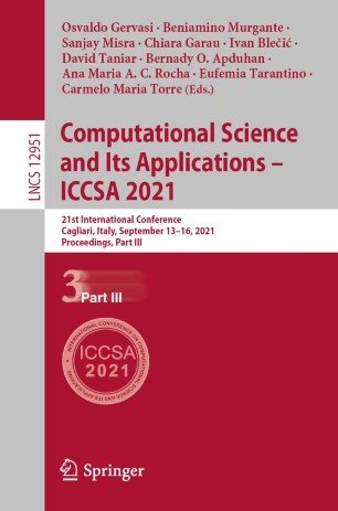 Computational Science and Its Applications - ICCSA 2021