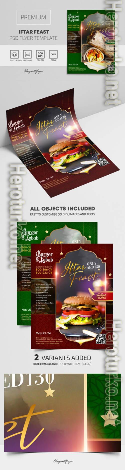 Iftar Feast Premium PSD Flyer Template