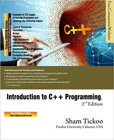 Introduction to C++ Programming, 2nd Edition Ed 2