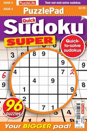 PuzzleLife PuzzlePad Sudoku Super   Issue 02, 2021