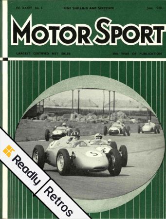 Motor Sport: Retros   June 1960
