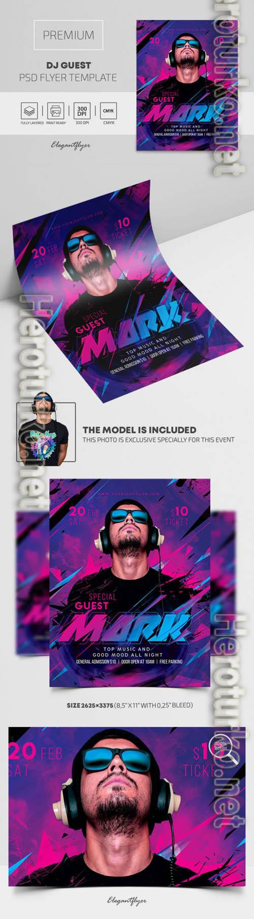 Dj Guest Premium PSD Flyer Template vol 2