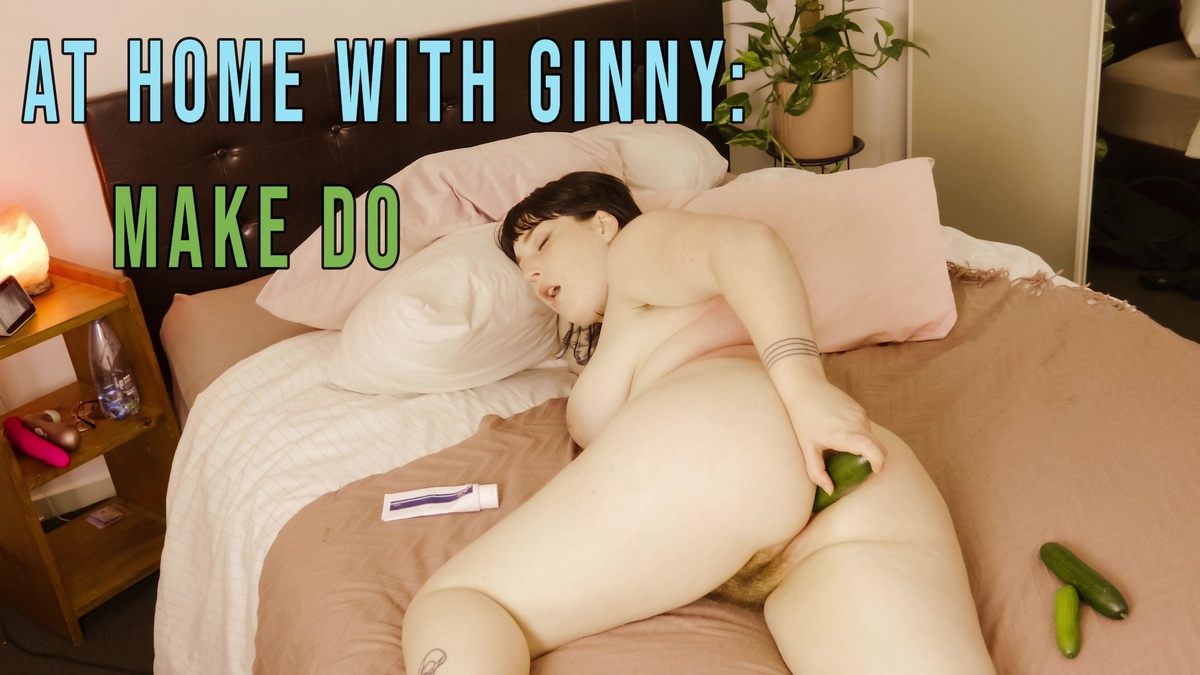 [GirlsOutWest.com] Ginny. (At Home With Make Do) [2021-08-27, Amateur Girls, Solo, Masturbation, Vegetable, Anal Play, Hairy, 1080p]