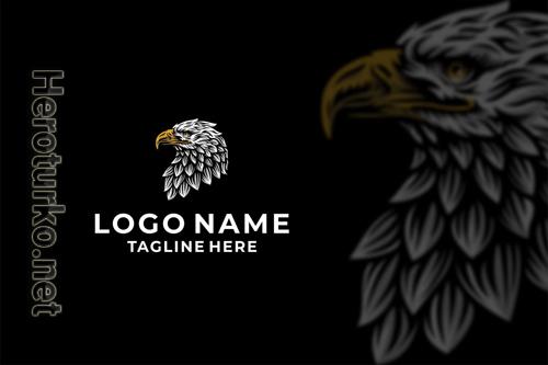 Eagle Head Logo Design Vector