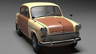 soviet moskvich 3d model