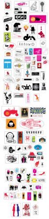 Stickers Vector Templates Pack